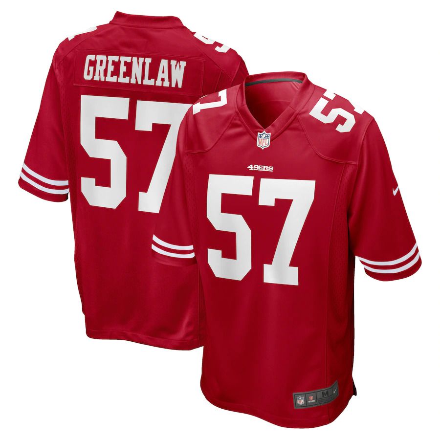 Men San Francisco 49ers #57 Dre Greenlaw Nike Scarlet Game NFL Jersey->san francisco 49ers->NFL Jersey